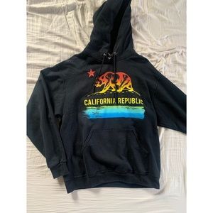 Black California Hoodie in Size Medium